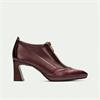 Hispanitas Atlanta Front Zip Heel Bootie - Wine Metallic